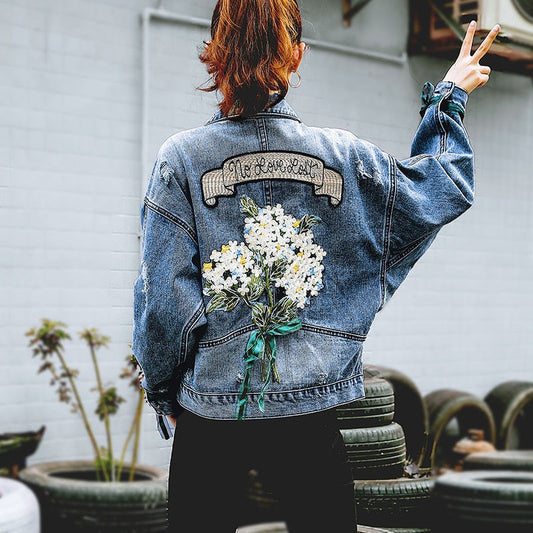LibbiesJacket I Jacke mit Stickerei für Frauen