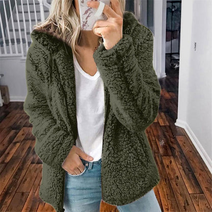 Teddy Hooded Cardigan | Super weich & wunderbar warm