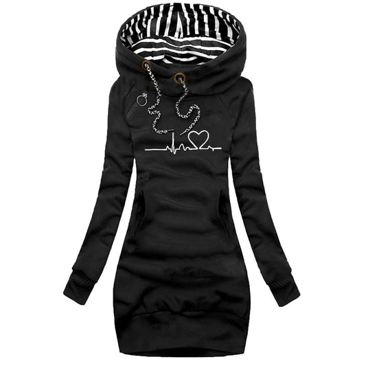 Winterpullover Heartbeat für Frauen
