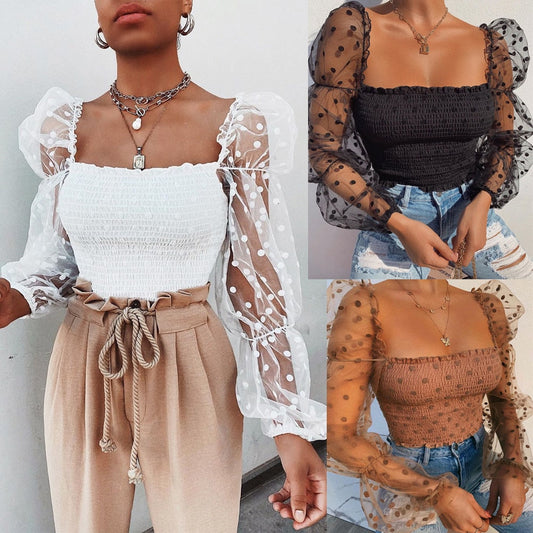 Vardi Dante™ Tiffany Top mit Mesh | Ein einzigartiges & stilvolles Damen-Top
