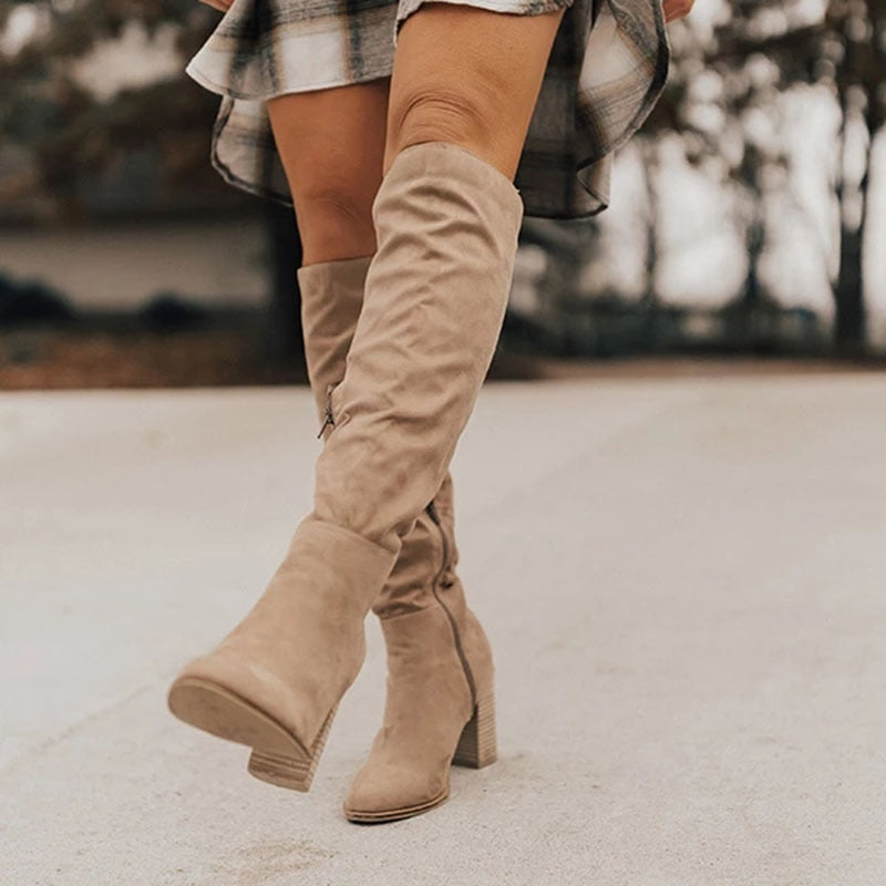 Edith - Kniestiefel für Damen