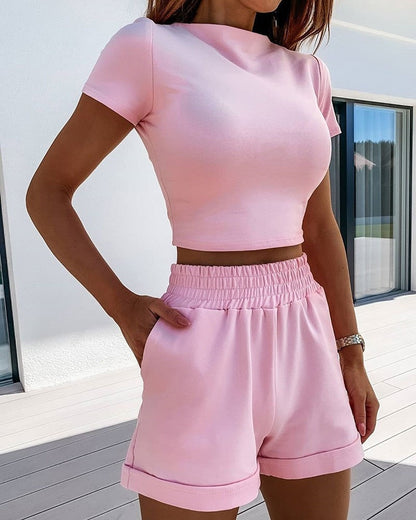 Bonnie - Casual Shorts Set für Frauen - Stylisch & vielseitig