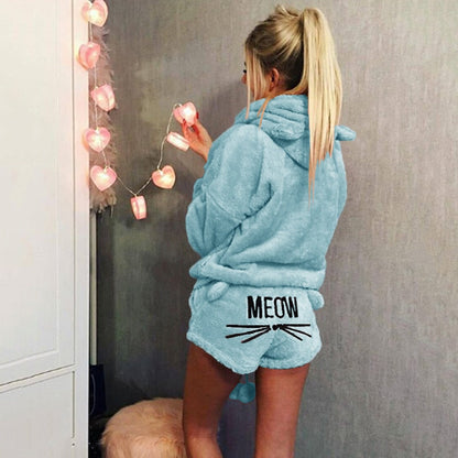 Warmer Katzenpyjama