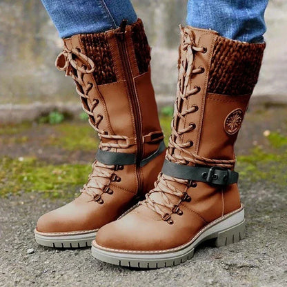 Ankle Boots mit Schnallen aus Mesh - Frances