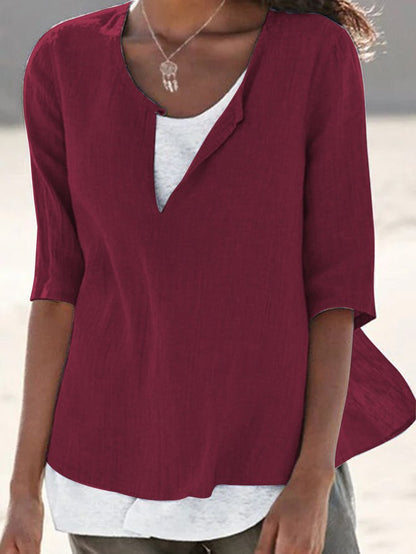 VeeTee™: Shirt mit V-Ausschnitt für Frauen