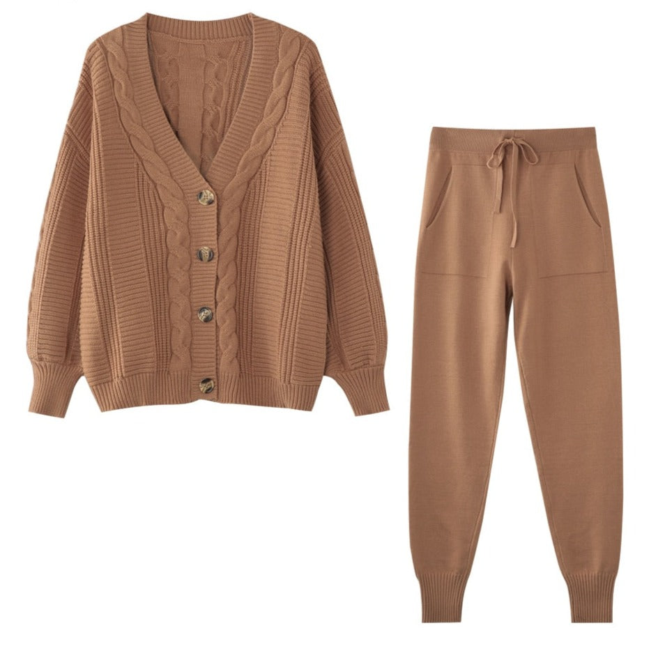 AnneliesSet I Bequemes 2-teiliges Set für Frauen I Weste und Hose