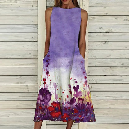 Olivia - Elegantes Kleid mit floralem Muster