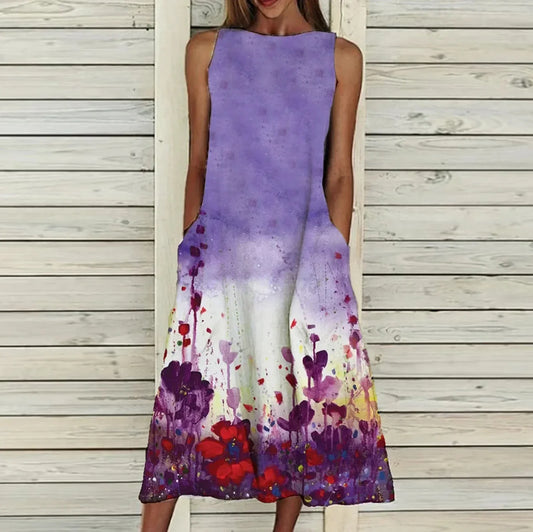 Olivia - Elegantes Kleid mit floralem Muster