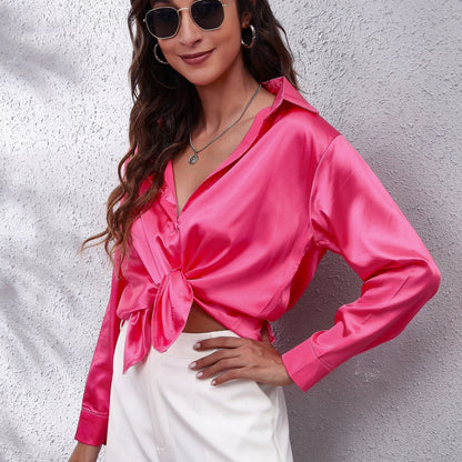 SiekesBlouse I Satinbluse für Frauen