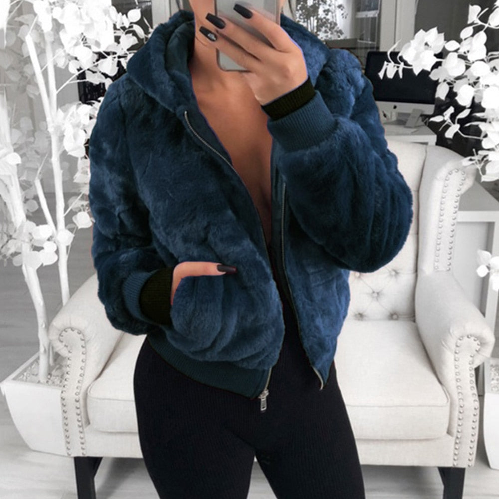 Soft Cardigan mit Kapuze - Nomi