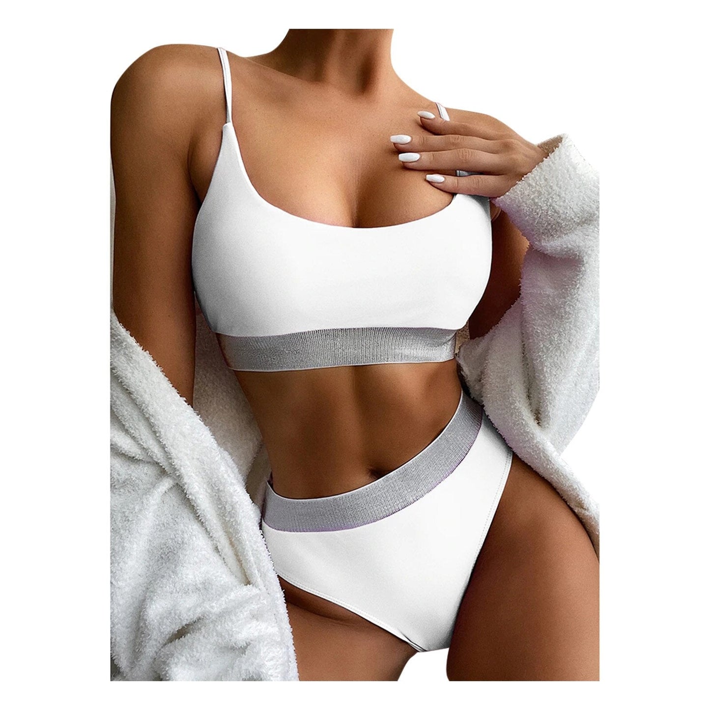 AquaLivv - Bikini mit hoher Taille