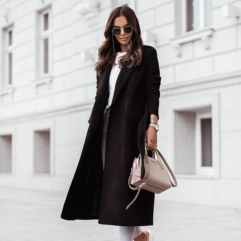 RenskesJacket I Lange Jacke aus Wolle für Frauen