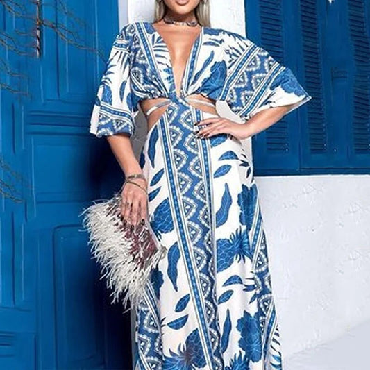 Femke: Strandkleid mit offener Taille für Frauen