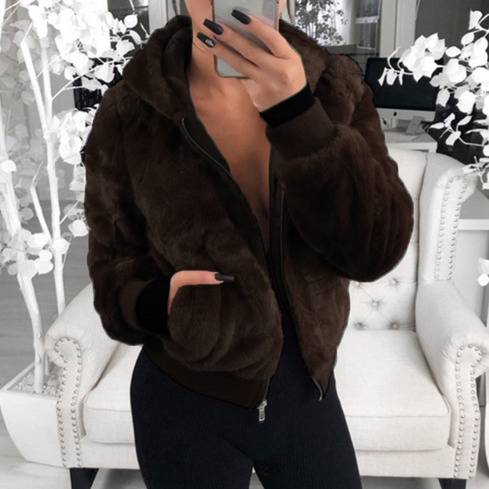 Soft Cardigan mit Kapuze - Nomi