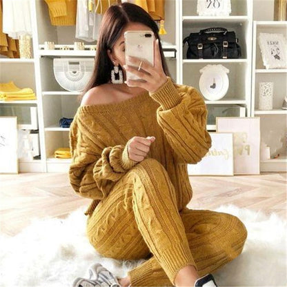 Kiara Knitted Set | Ein stilvolles Set für die kalten Tage