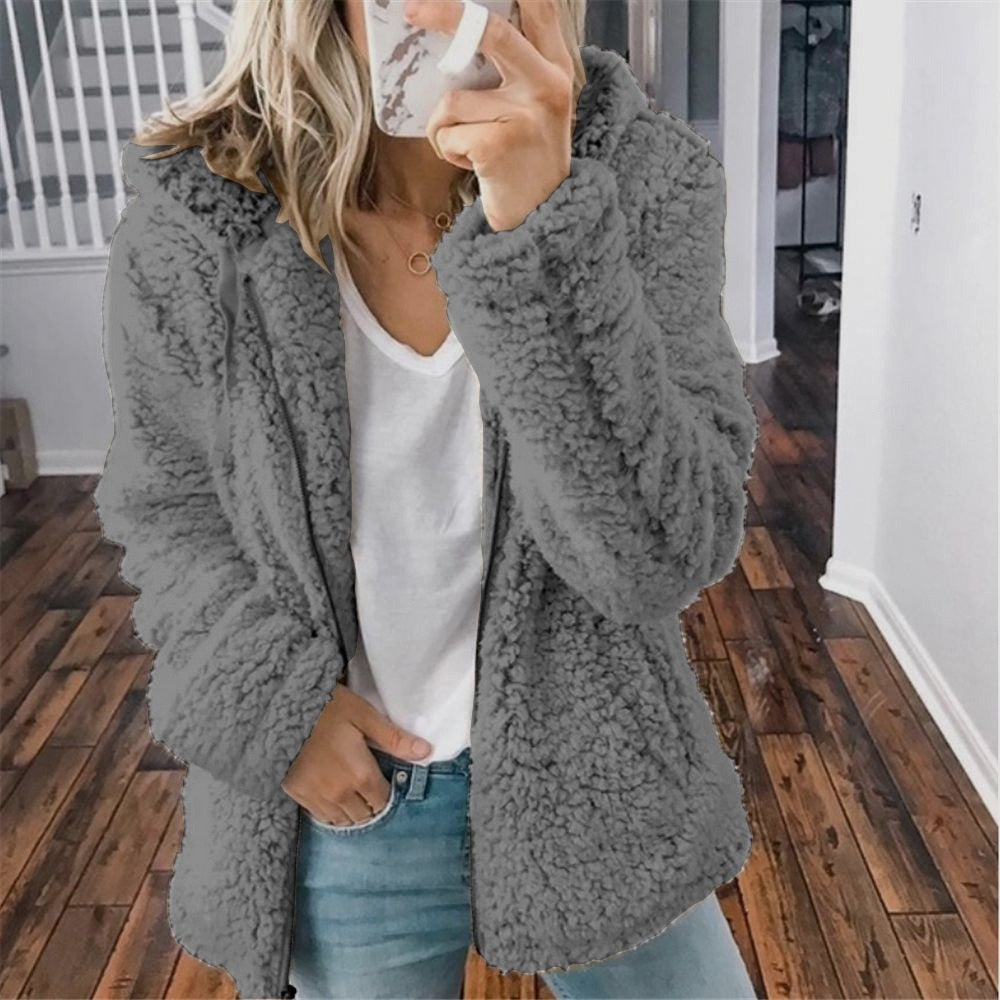 Teddy Hooded Cardigan | Super weich & wunderbar warm