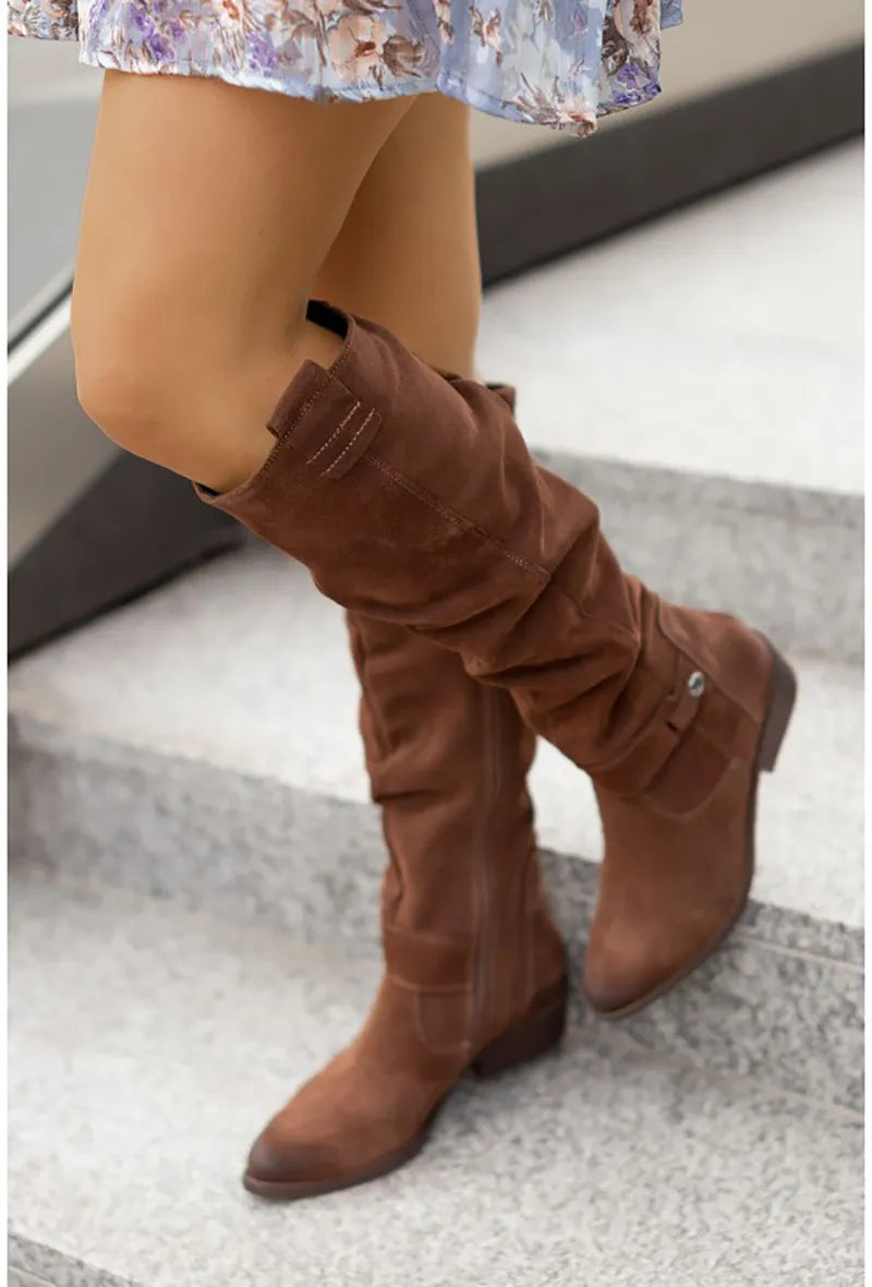 Liliane | Hohe, Western-inspirierte Stiefel