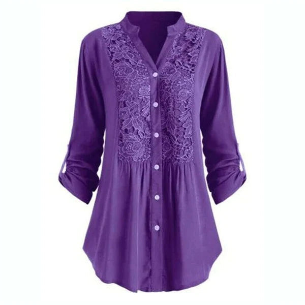 CASEY | Bluse mit verlängerten Puffärmeln für Frauen