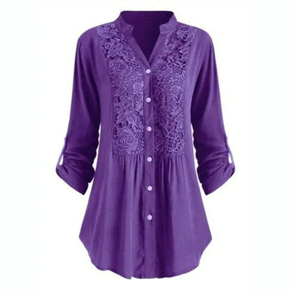 CASEY | Bluse mit verlängerten Puffärmeln für Frauen