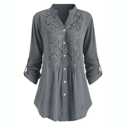 CASEY | Bluse mit verlängerten Puffärmeln für Frauen