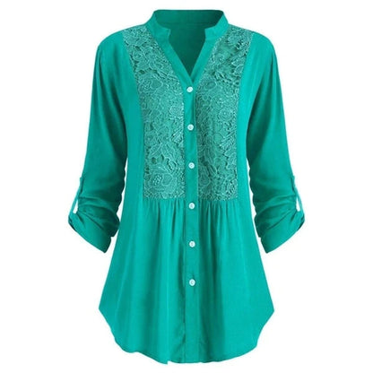 CASEY | Bluse mit verlängerten Puffärmeln für Frauen
