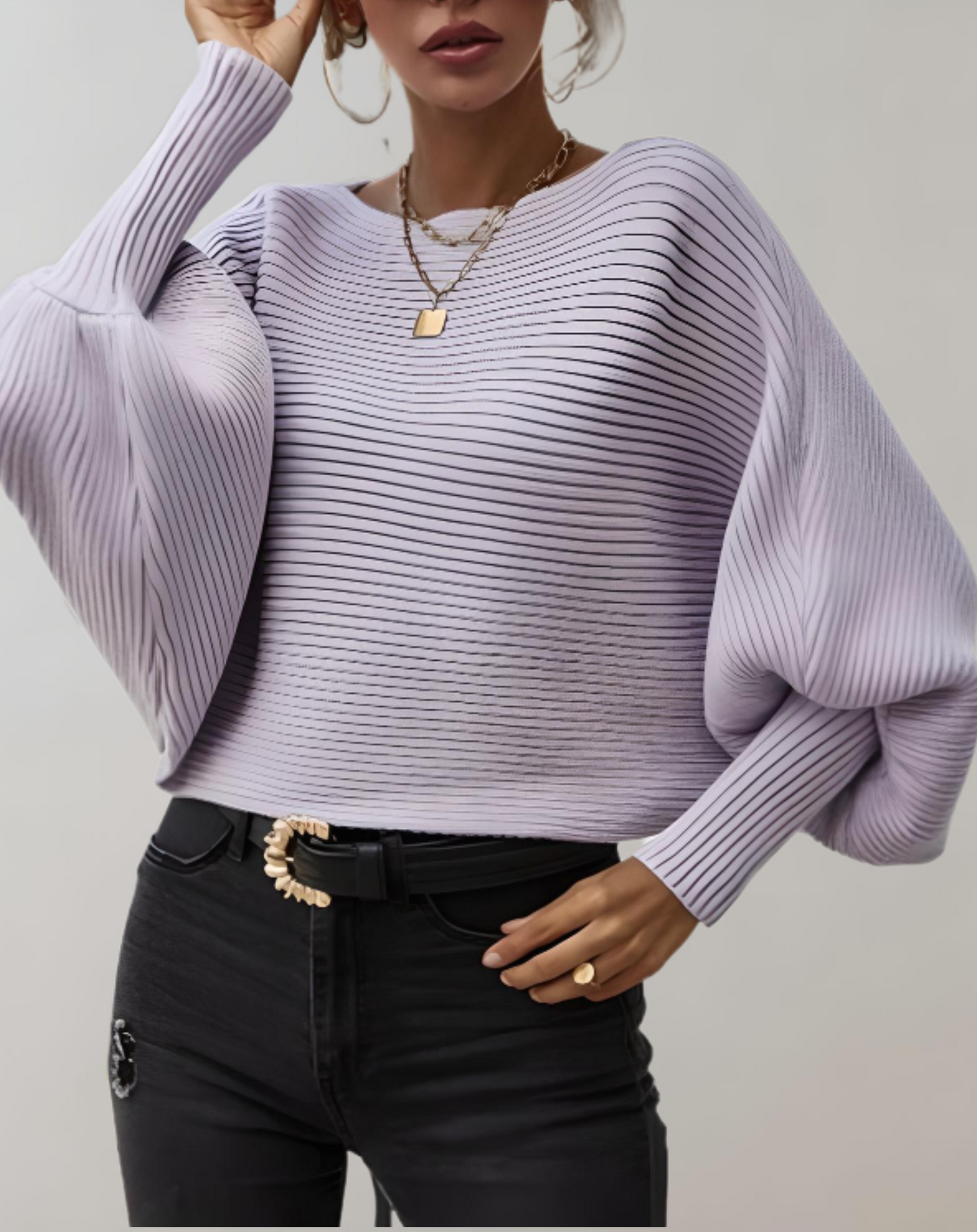 Irene - Stylischer und bequemer Winterpullover mit Puffärmeln für Frauen