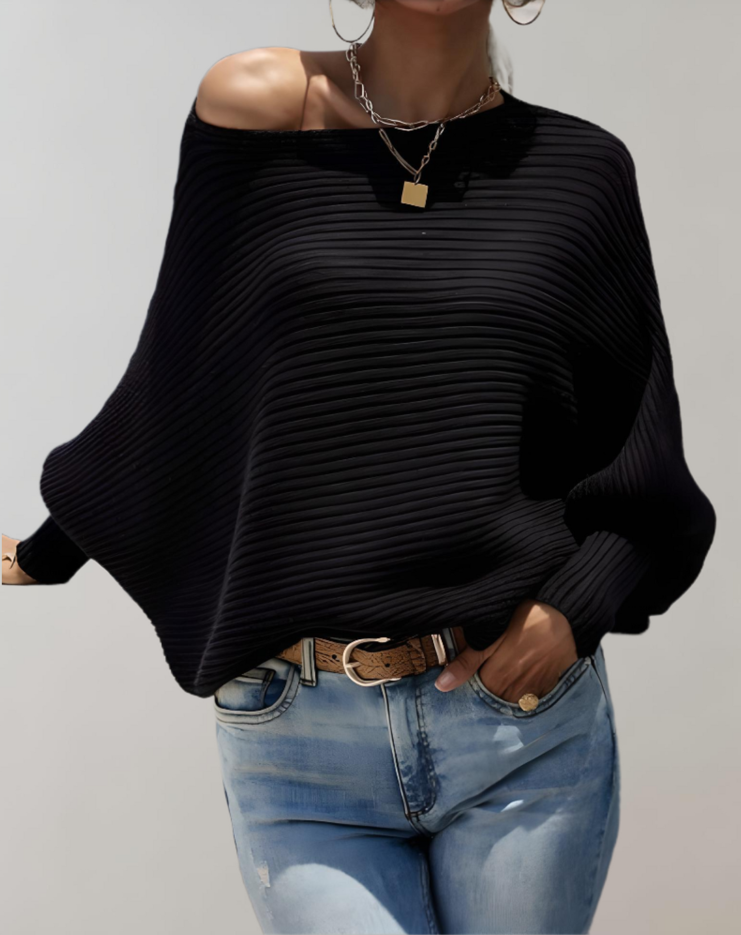 Irene - Stylischer und bequemer Winterpullover mit Puffärmeln für Frauen