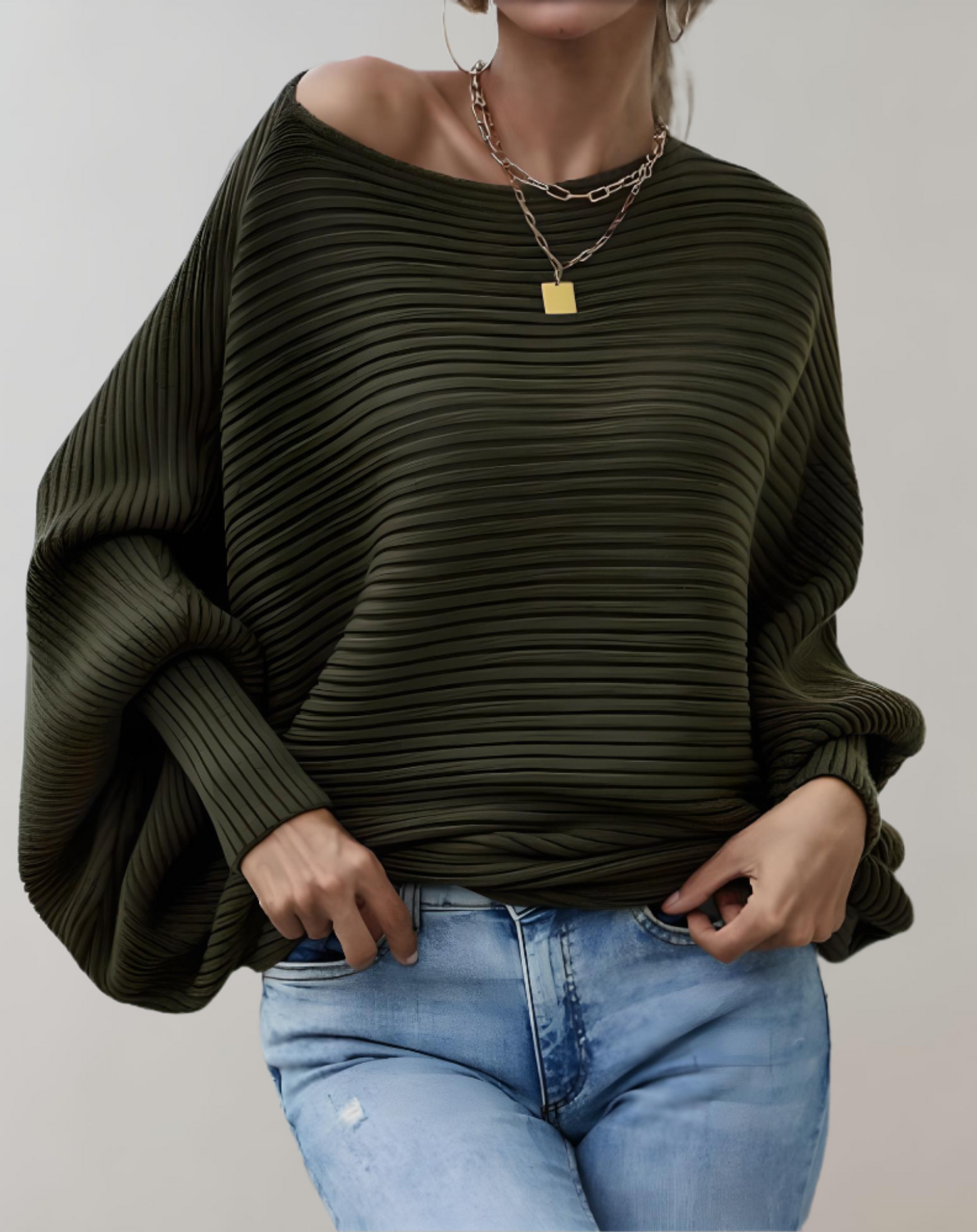 Irene - Stylischer und bequemer Winterpullover mit Puffärmeln für Frauen