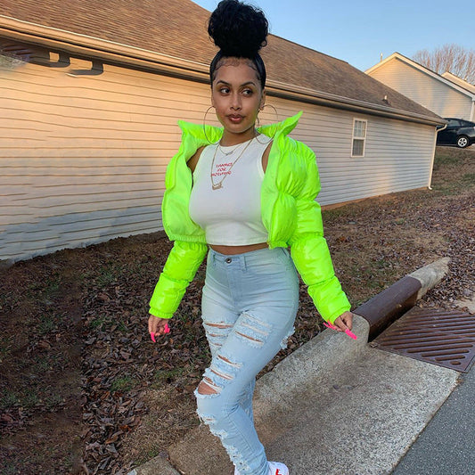 Pia Puffer Jacket | Stylische Bomberjacke ideal für diesen Winter