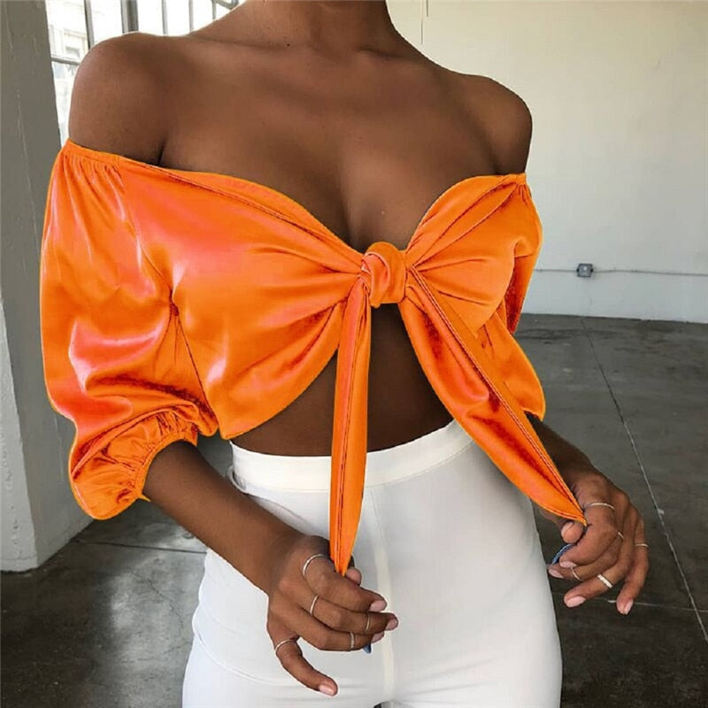 Joanne Satin Top | Sexy, elegant & stilvoll