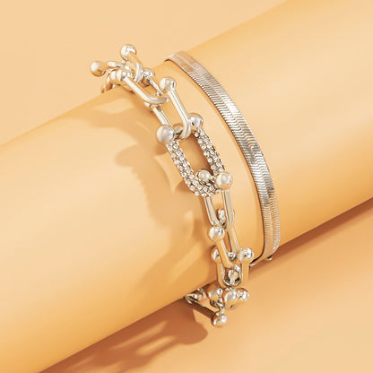 Armbandset | 2-teiliges Set in Gold oder Silber
