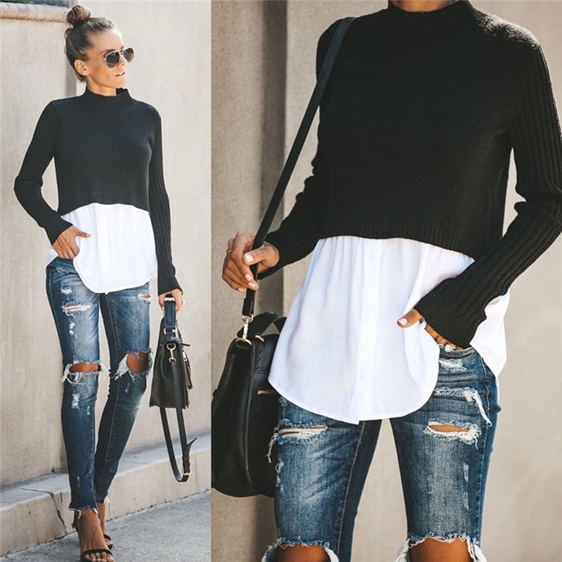 Britta Bluse | Klassisch, lässig & elegant
