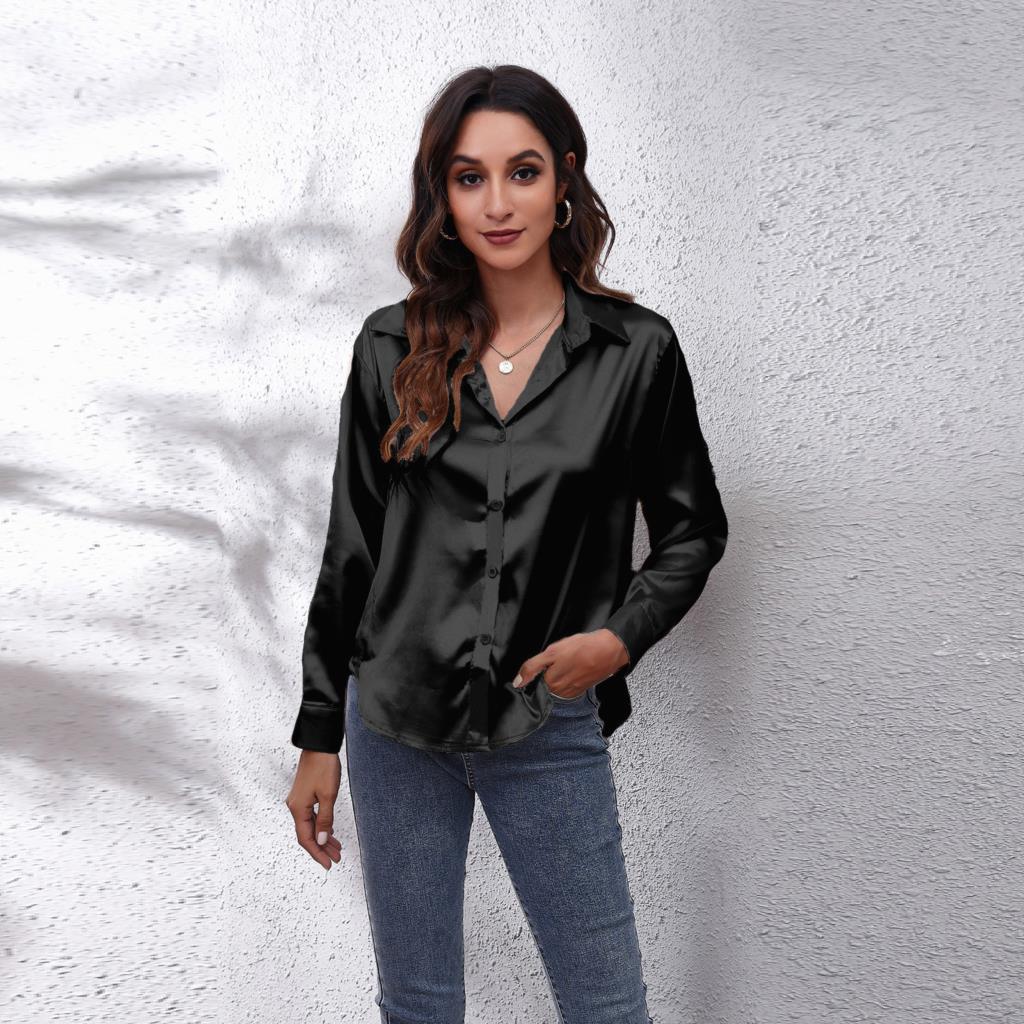 SiekesBlouse I Satinbluse für Frauen