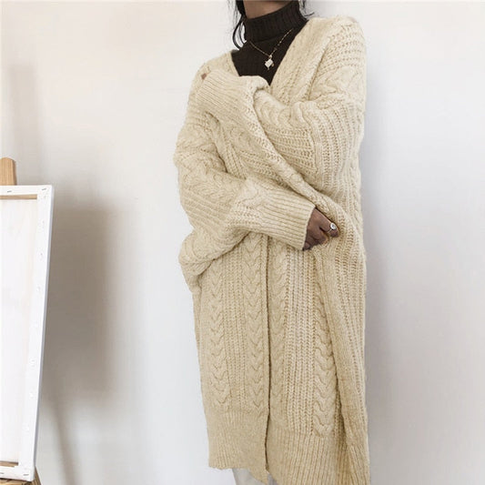 CorasVest I Einheitsgröße Wolle Strickjacke für Frauen