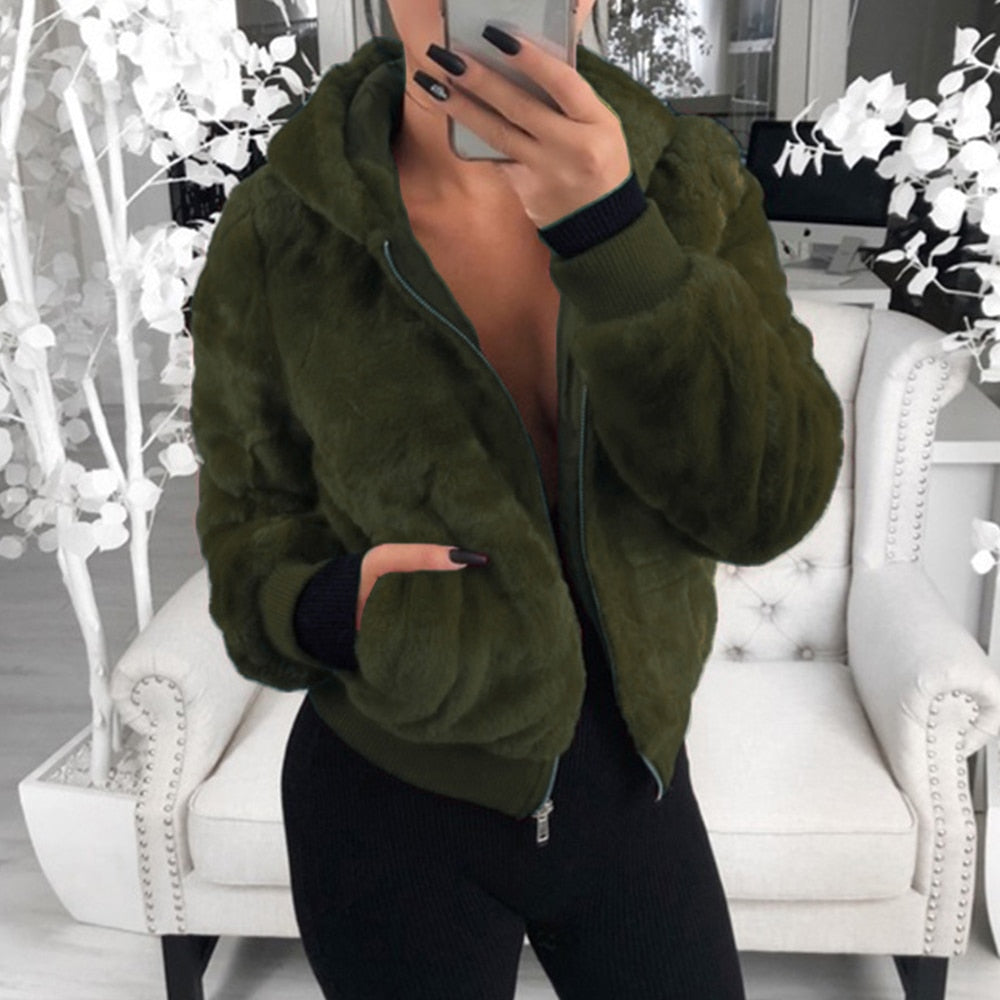 Soft Cardigan mit Kapuze - Nomi
