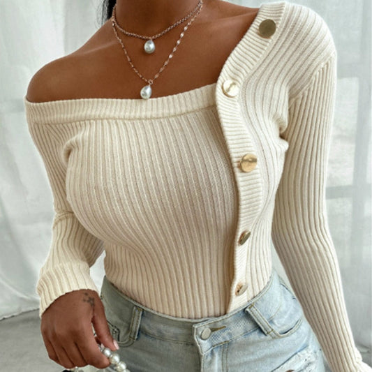 Lou - Stylischer, warmer & sexy Strickpullover für Frauen