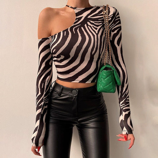 Bijou Zebra Top | DER Druck der Saison