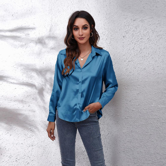 SiekesBlouse I Satinbluse für Frauen