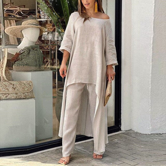 Ylva - Kuscheliges Shirt-Set in Übergröße für Frauen