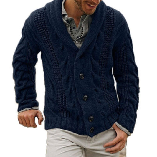 Warme Strickjacke aus Wolle