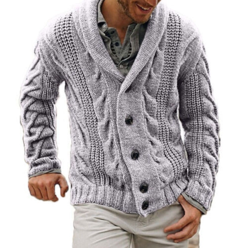 Warme Strickjacke aus Wolle