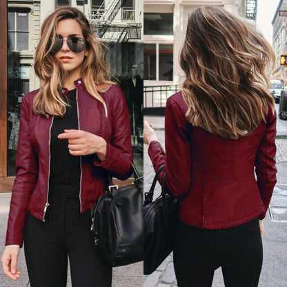 Naomi Elegante Lederjacke | Zeitloser Stil
