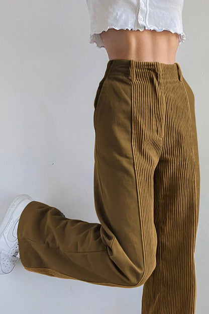 Isabella | Kordhose mit Patchwork | Kreativer Stil | Bequeme Passform