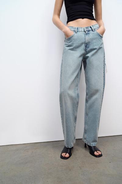 Trendy lässig geschnittene Hose für Frauen