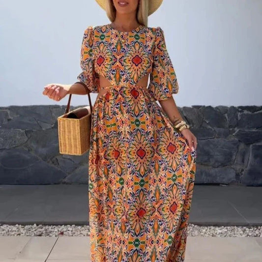 Eleanor - Elegantes Kleid mit Druck