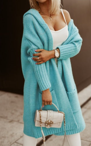 Elegante Strickjacke mit langen Ärmeln