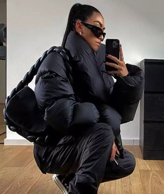 Sarahly - Stylische Pufferjacke für Frauen