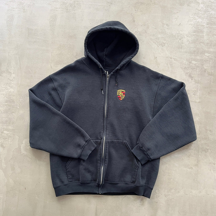 Vintage Porsche Edition Hoodie mit Reißverschluss