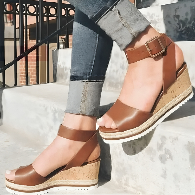 Zoe® | Modische Sandalen mit Keilabsatz