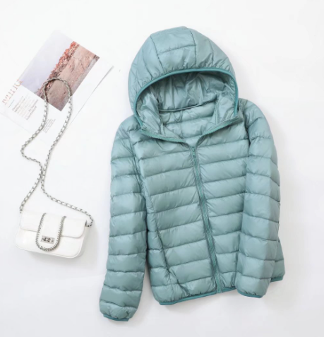 Andrea - Leichte wattierte Jacke mit Kapuze